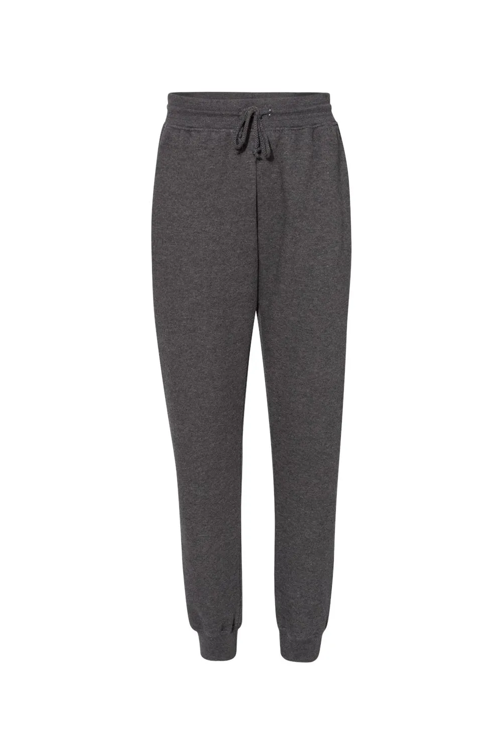 Badger Womens Athletic Fleece Jogger Sweatpants w/ Pockets - Charcoal Grey Clothing Badger