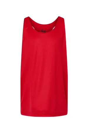 Badger Youth B-Core Moisture Wicking Racerback Tank Top - Red Clothing Badger