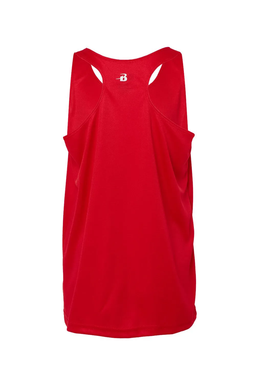 Badger Youth B-Core Moisture Wicking Racerback Tank Top - Red Clothing Badger
