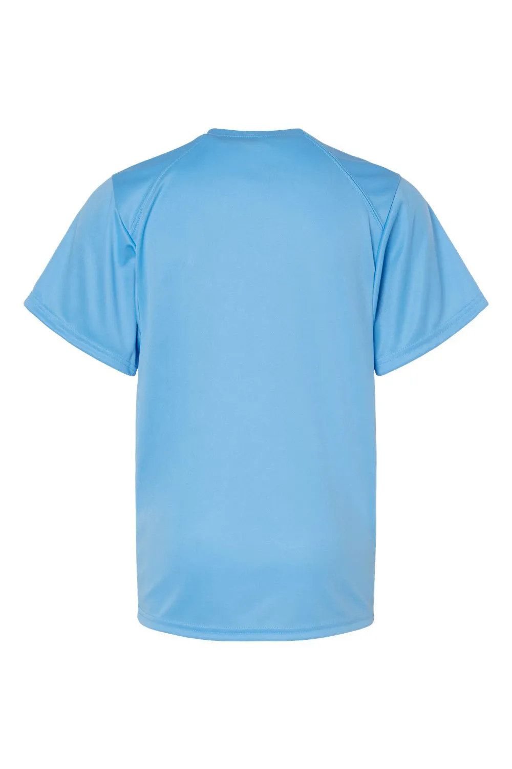Badger Youth B-Core Moisture Wicking Short Sleeve Crewneck T-Shirt - Columbia Blue Clothing Badger