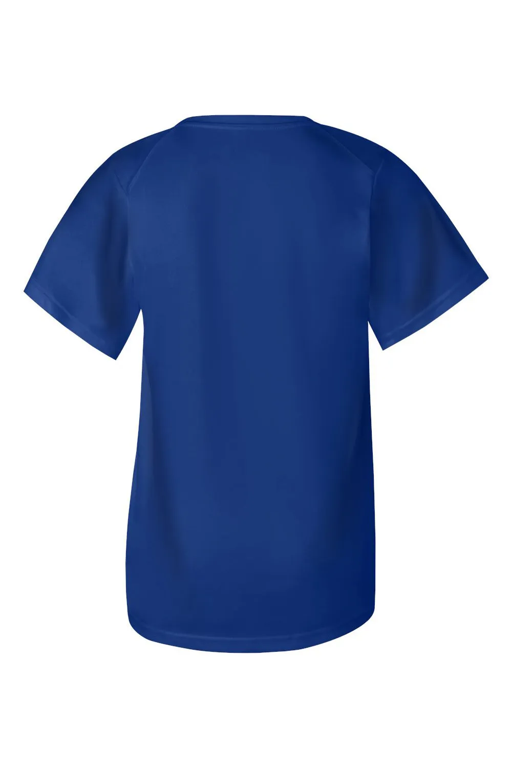 Badger Youth B-Core Moisture Wicking Short Sleeve Crewneck T-Shirt - Royal Blue Clothing Badger