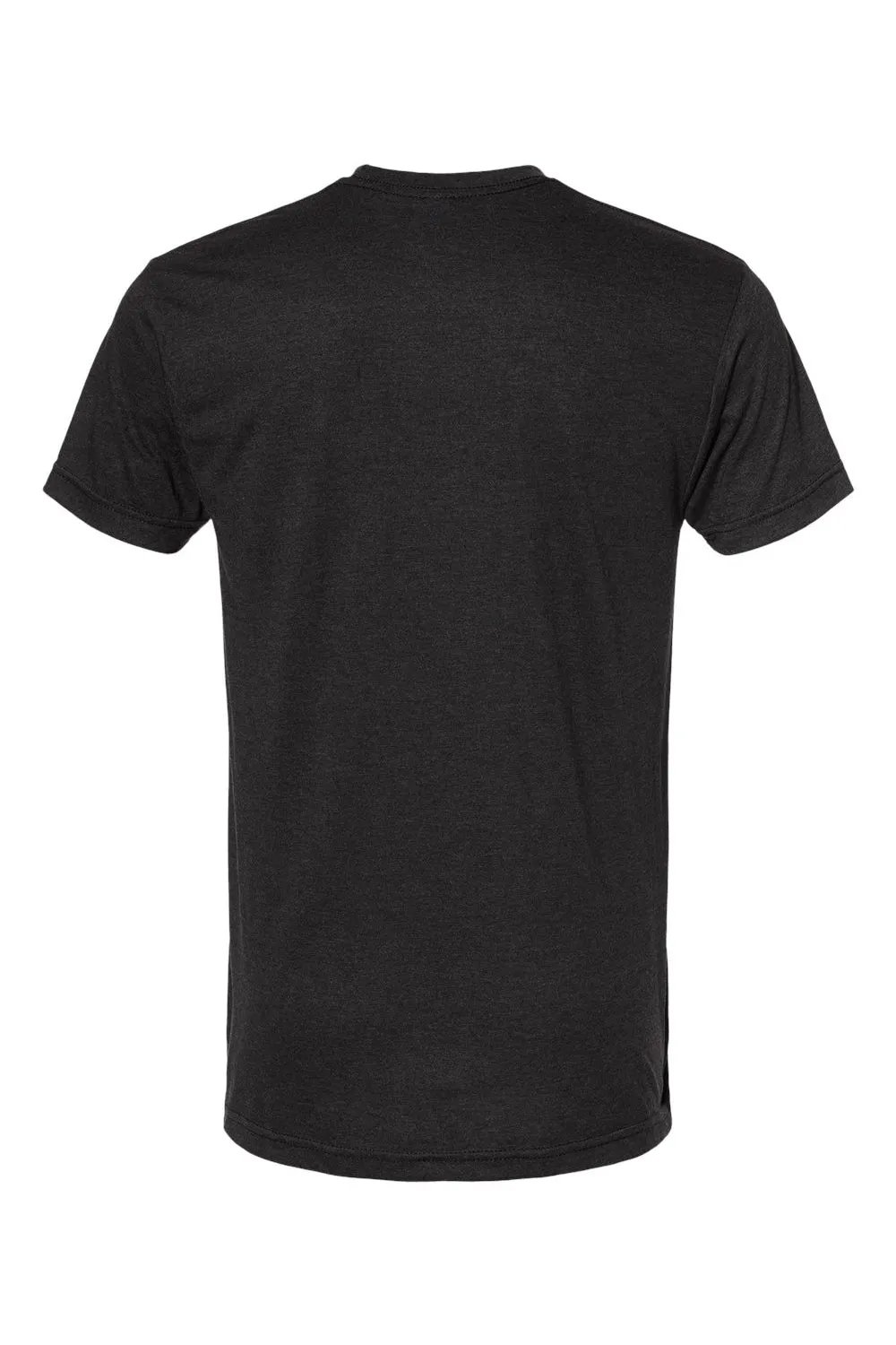 Bayside Mens USA Made Short Sleeve Crewneck T-Shirt - Black