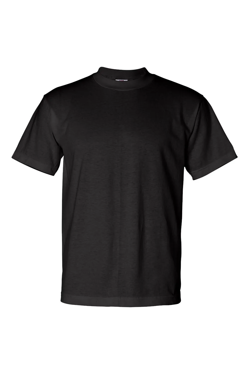Bayside Mens USA Made Short Sleeve Crewneck T-Shirt - Black