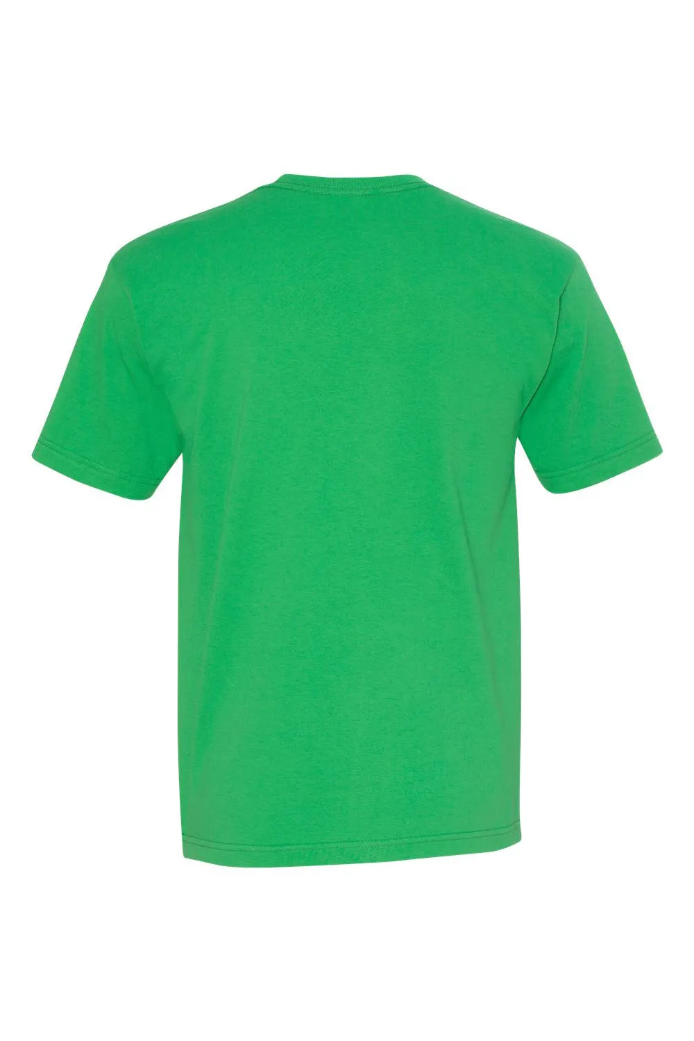Bayside Mens USA Made Short Sleeve Crewneck T-Shirt - Irish Kelly Green