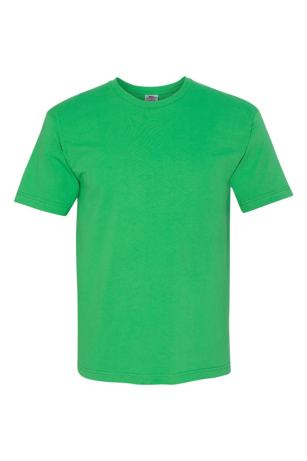 Bayside Mens USA Made Short Sleeve Crewneck T-Shirt - Irish Kelly Green