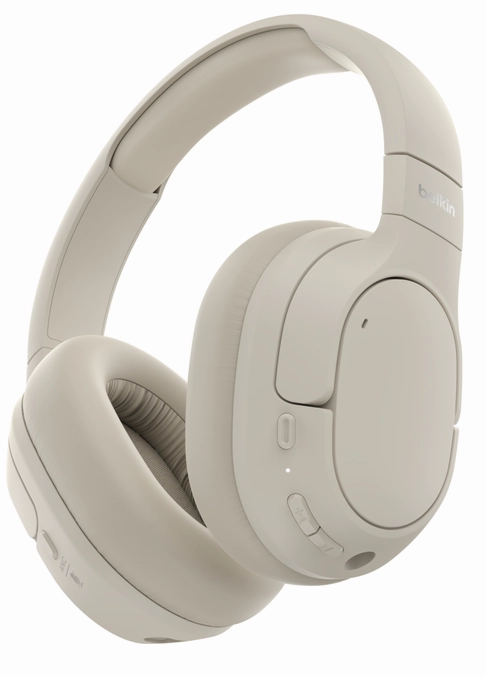 Belkin SoundForm Isolate Noise Cancelling Wired/Wireless Headphones (2 Colors)