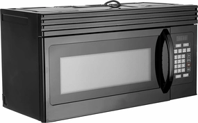 Black Decker EM044KJN 1.6-Cu. Ft. Over-the-Range Microwave with Top Mount Air Recirculation Vent,