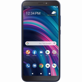 BLU TFBLB140DCP 32GB, Tracfone View 3 Prepaid Smartphone, Black Cell Phone