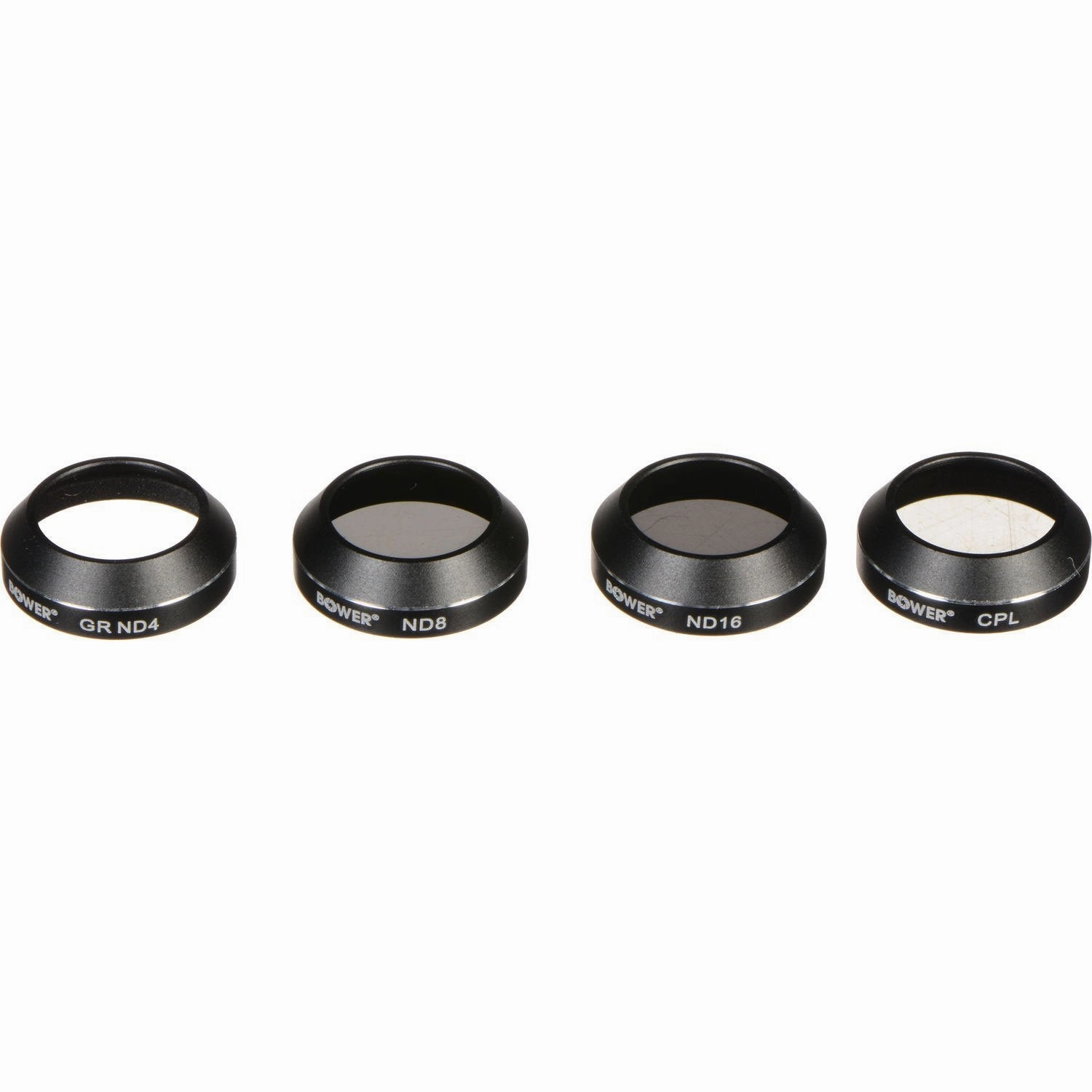 Bower Mavic Pro 4pc Professional Filter Kit | 4K HD Optics ND4, ND8, ND16, CPL Filter Set for Mavic Pro Drone Accessories. Enhance Your Aerial Photography