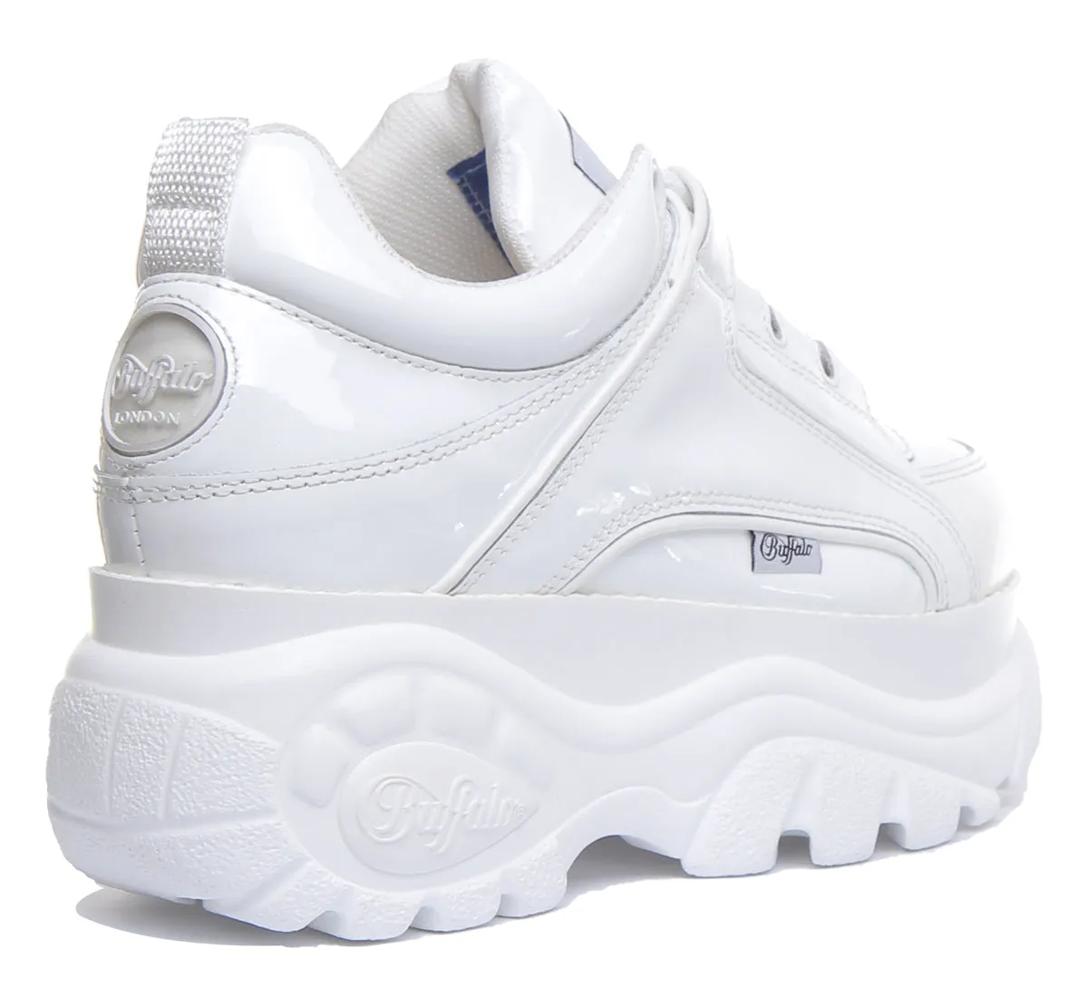 Buffalo 1339-14 2.0 In White Patent For Womens Shoes Buffalo