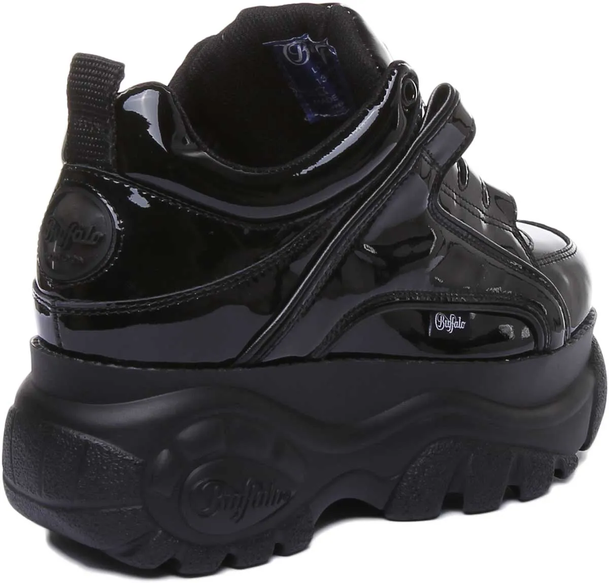 Buffalo 1339-14 In Black Patent Shoes Buffalo