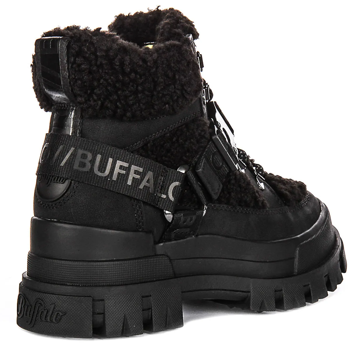 Buffalo Aspha Com1 Warm In Black For Women Shoes Buffalo