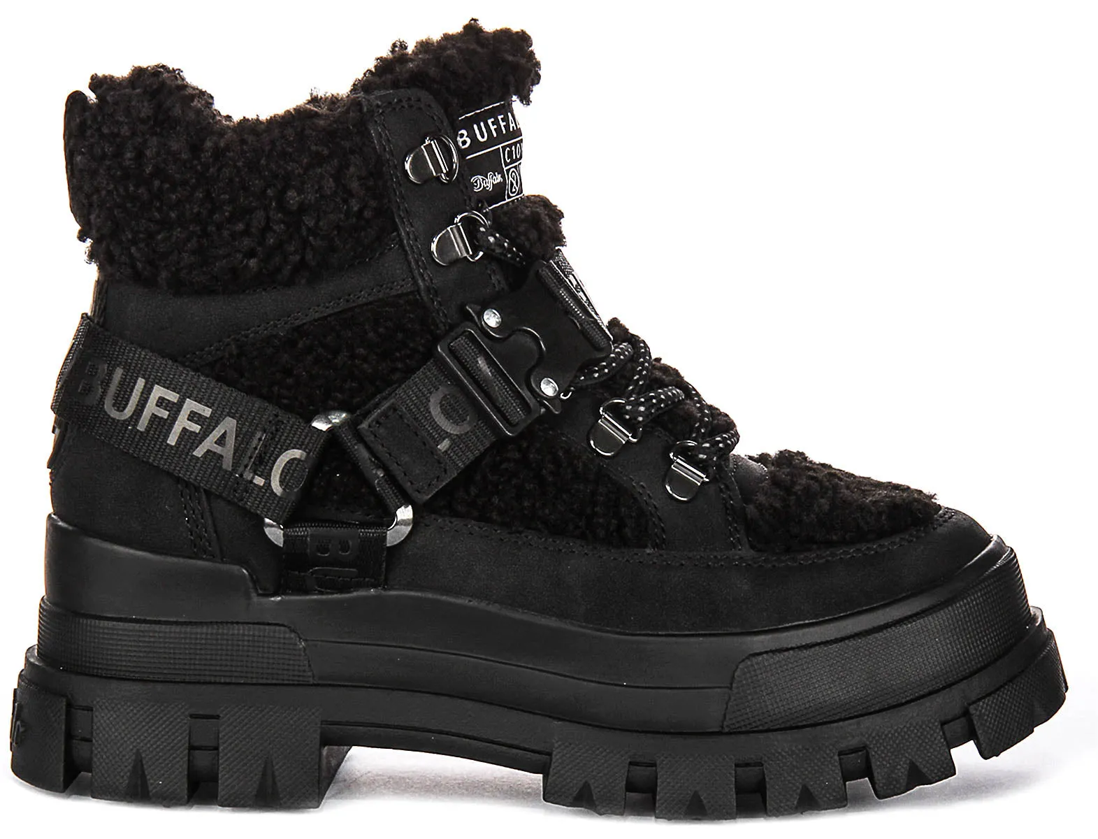 Buffalo Aspha Com1 Warm In Black For Women Shoes Buffalo
