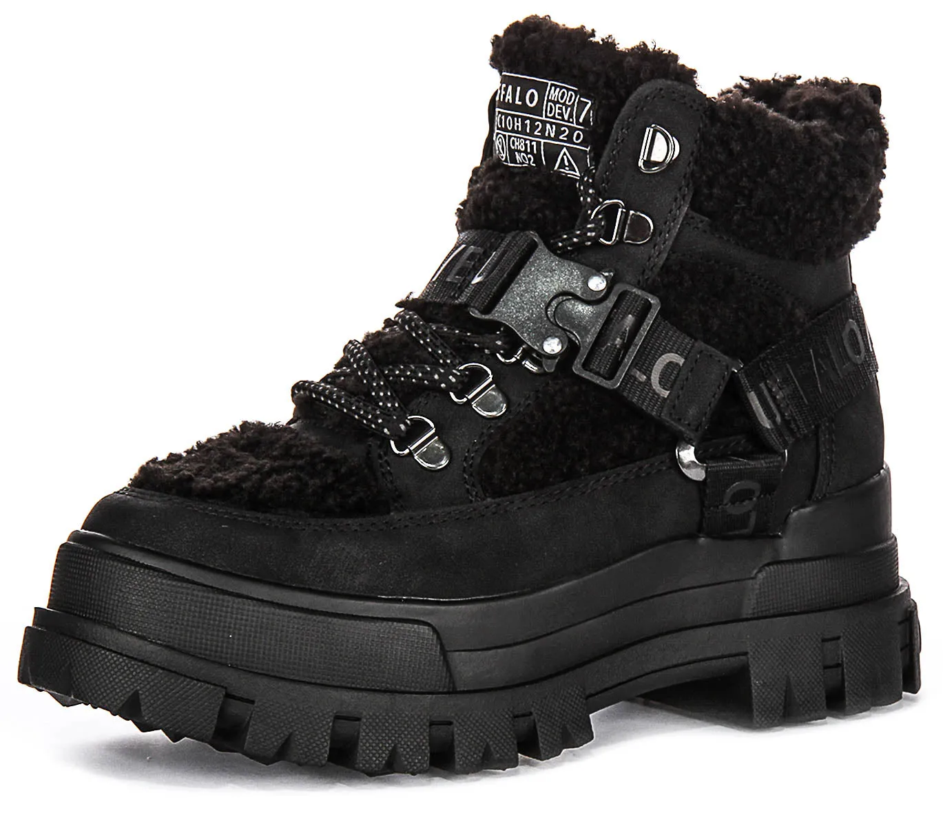 Buffalo Aspha Com1 Warm In Black For Women Shoes Buffalo
