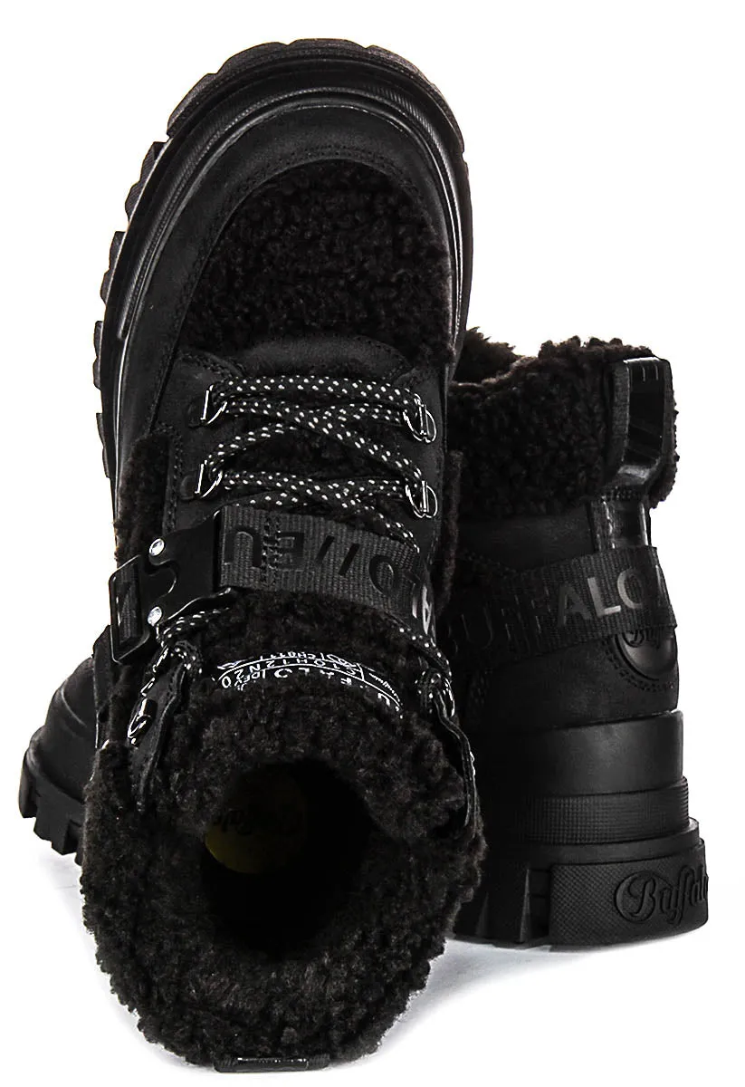 Buffalo Aspha Com1 Warm In Black For Women Shoes Buffalo