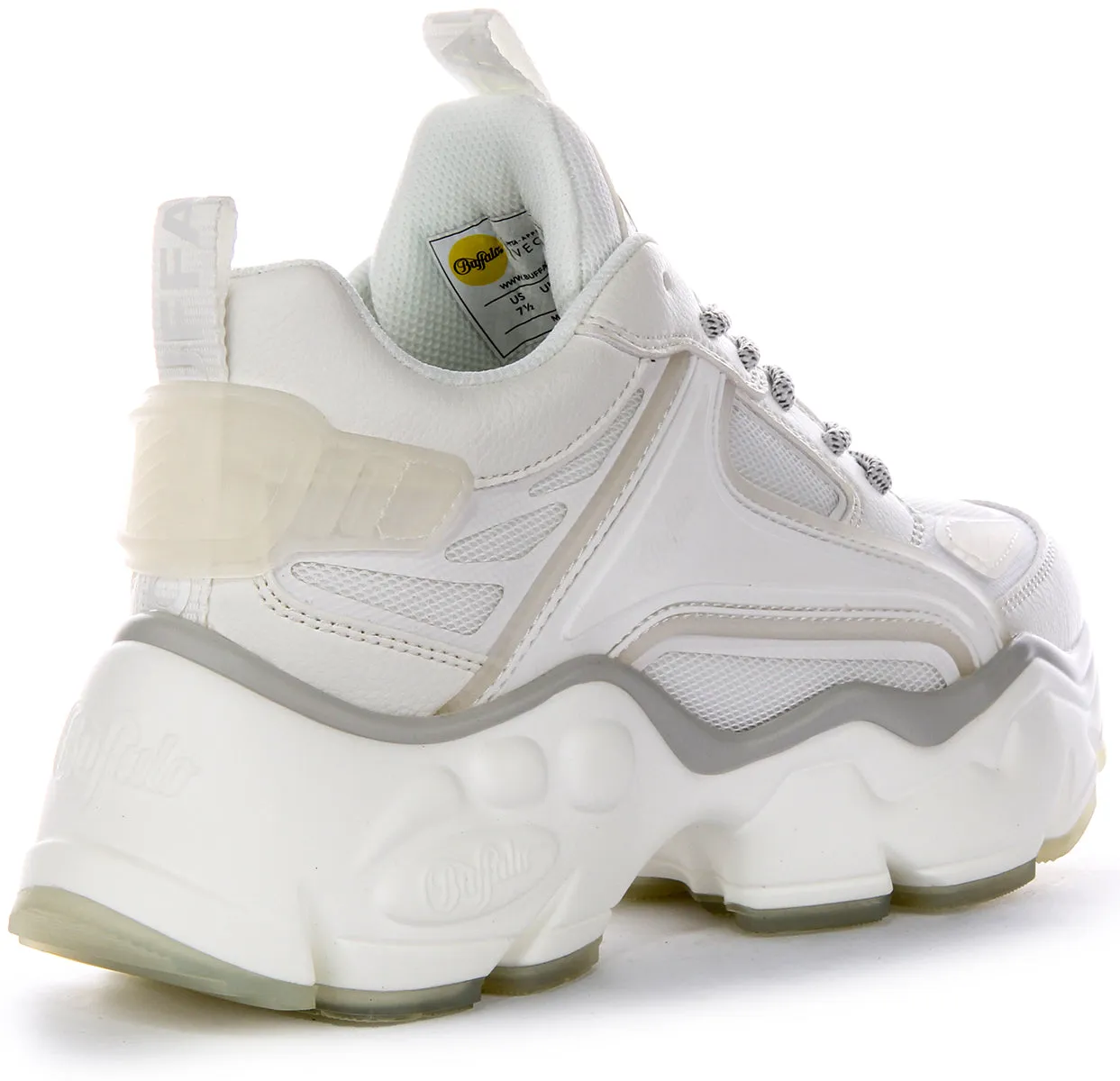 Buffalo Binary Athena In White For Women Shoes Buffalo