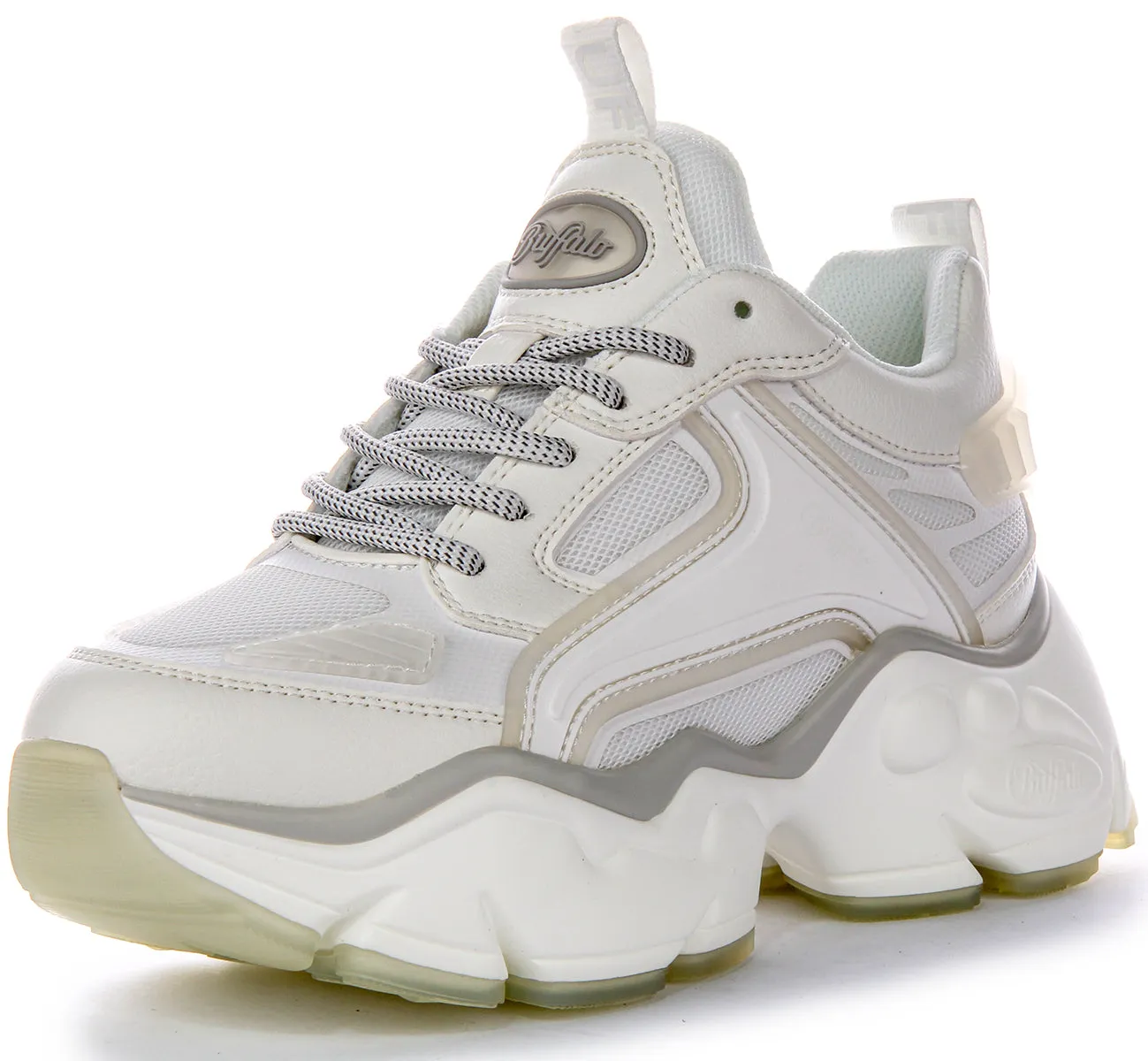 Buffalo Binary Athena In White For Women Shoes Buffalo