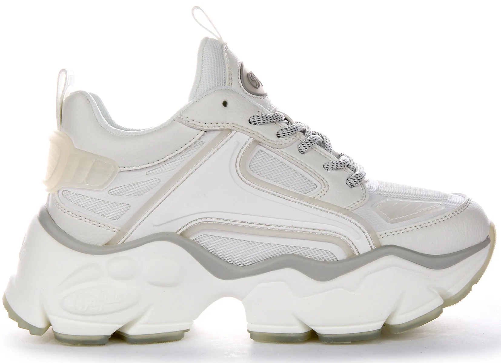 Buffalo Binary Athena In White For Women Shoes Buffalo