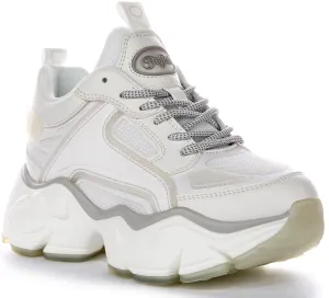 Buffalo Binary Athena In White For Women Shoes Buffalo