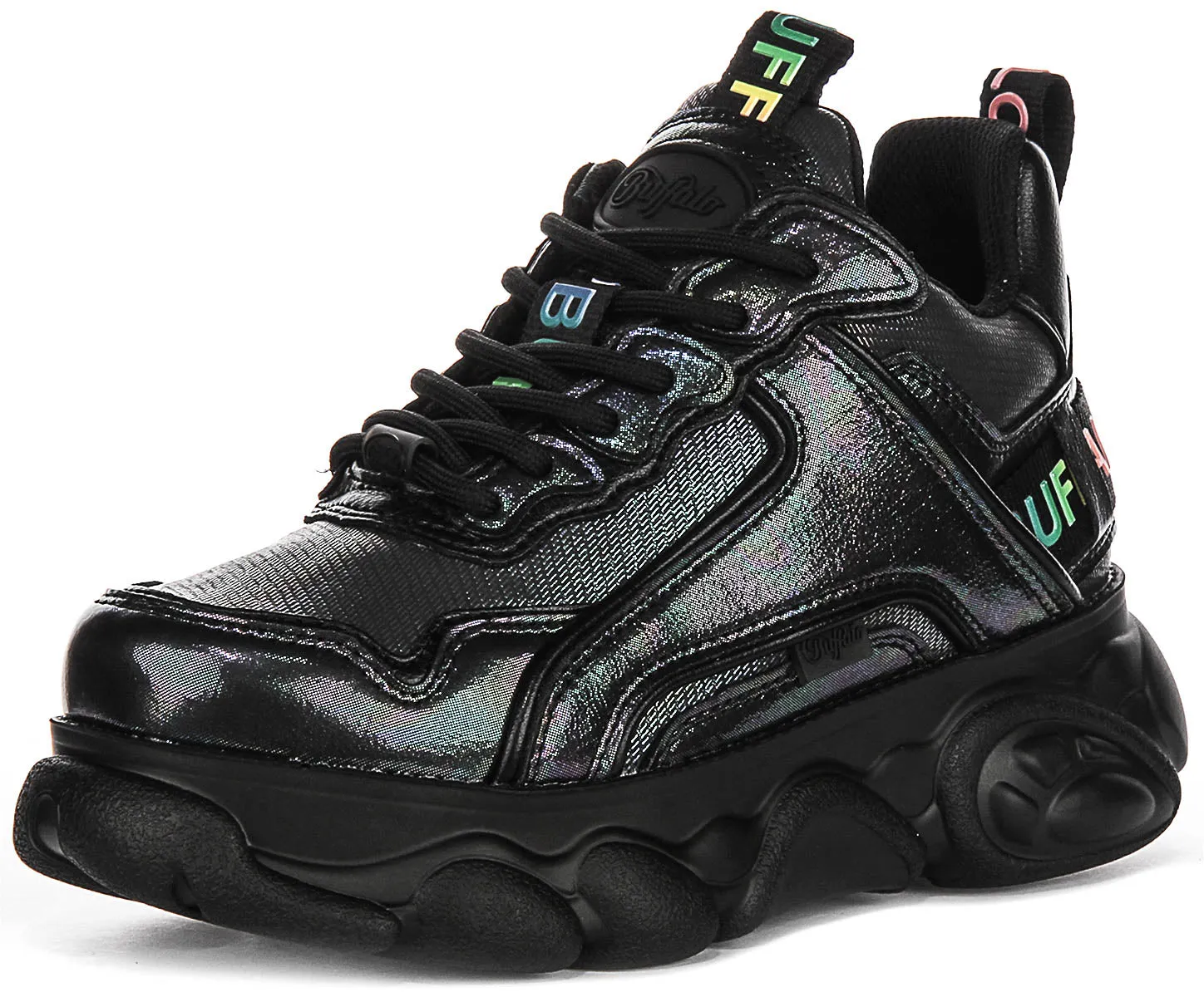 Buffalo Cld Chai In Black Shiny For Women Shoes Buffalo