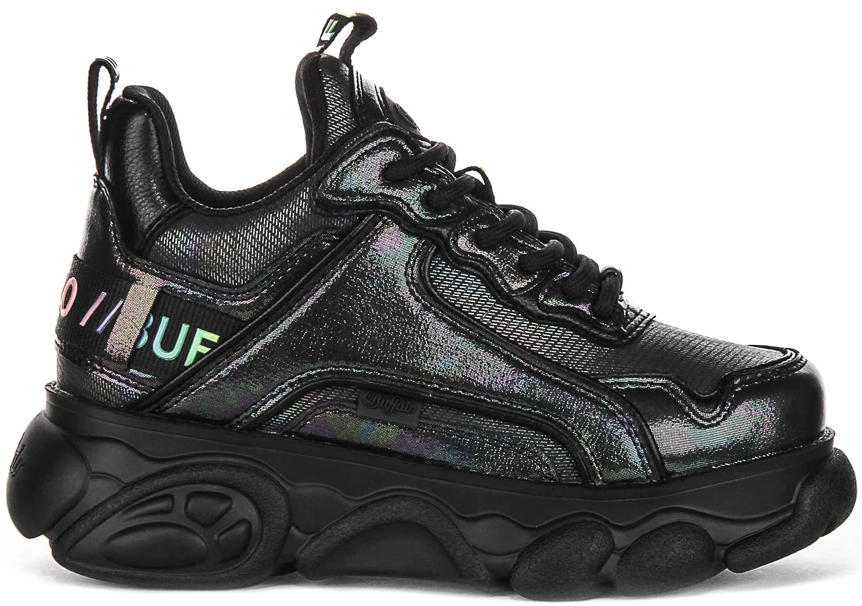 Buffalo Cld Chai In Black Shiny For Women Shoes Buffalo