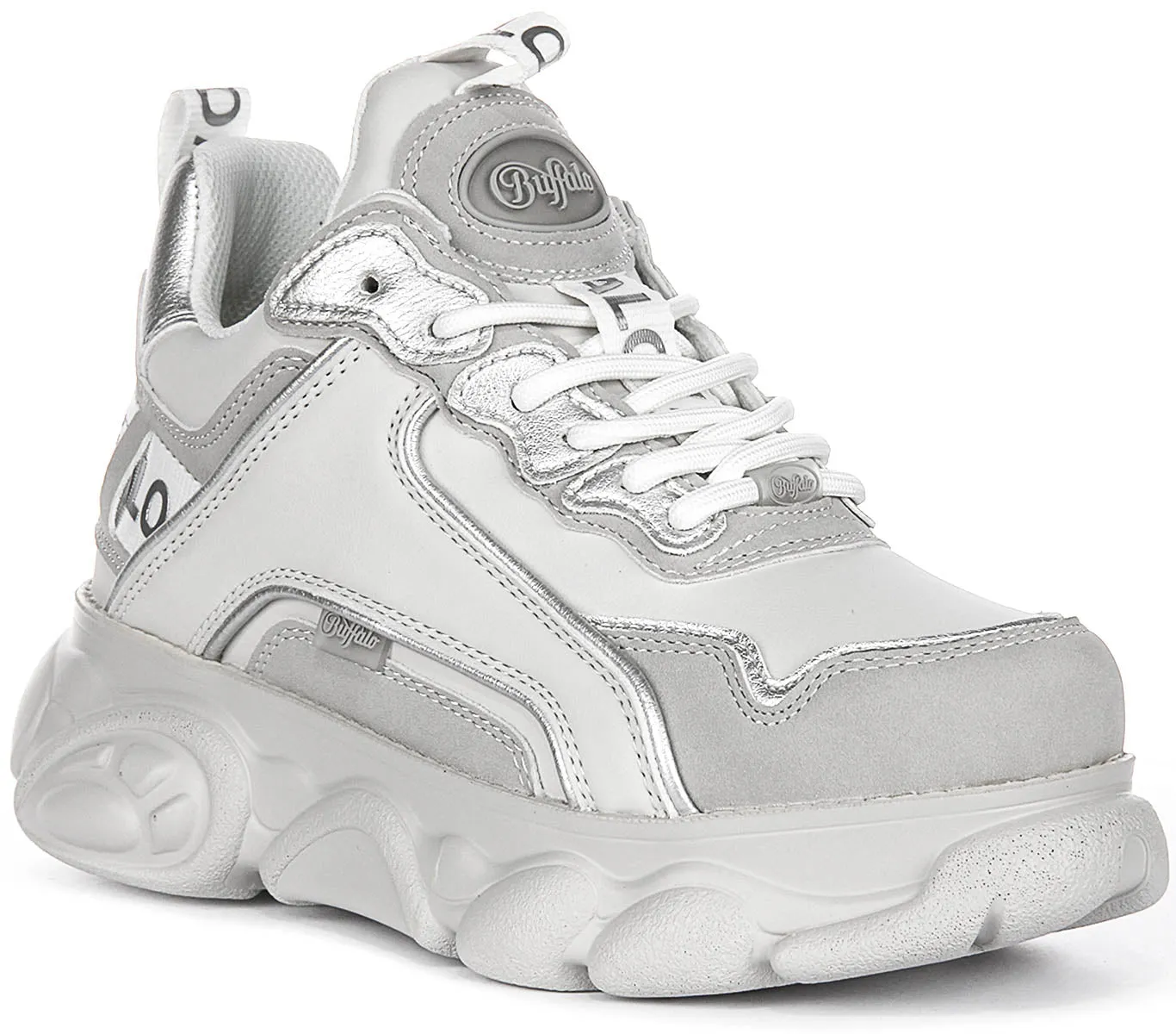 Buffalo Cld Chai In Grey Silver For Women Shoes Buffalo