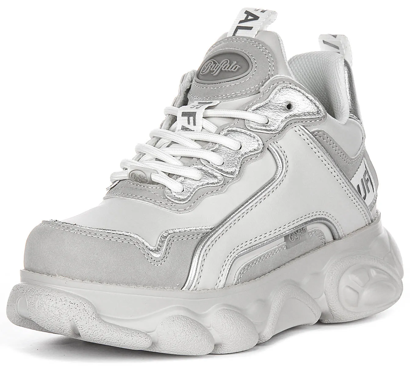 Buffalo Cld Chai In Grey Silver For Women Shoes Buffalo