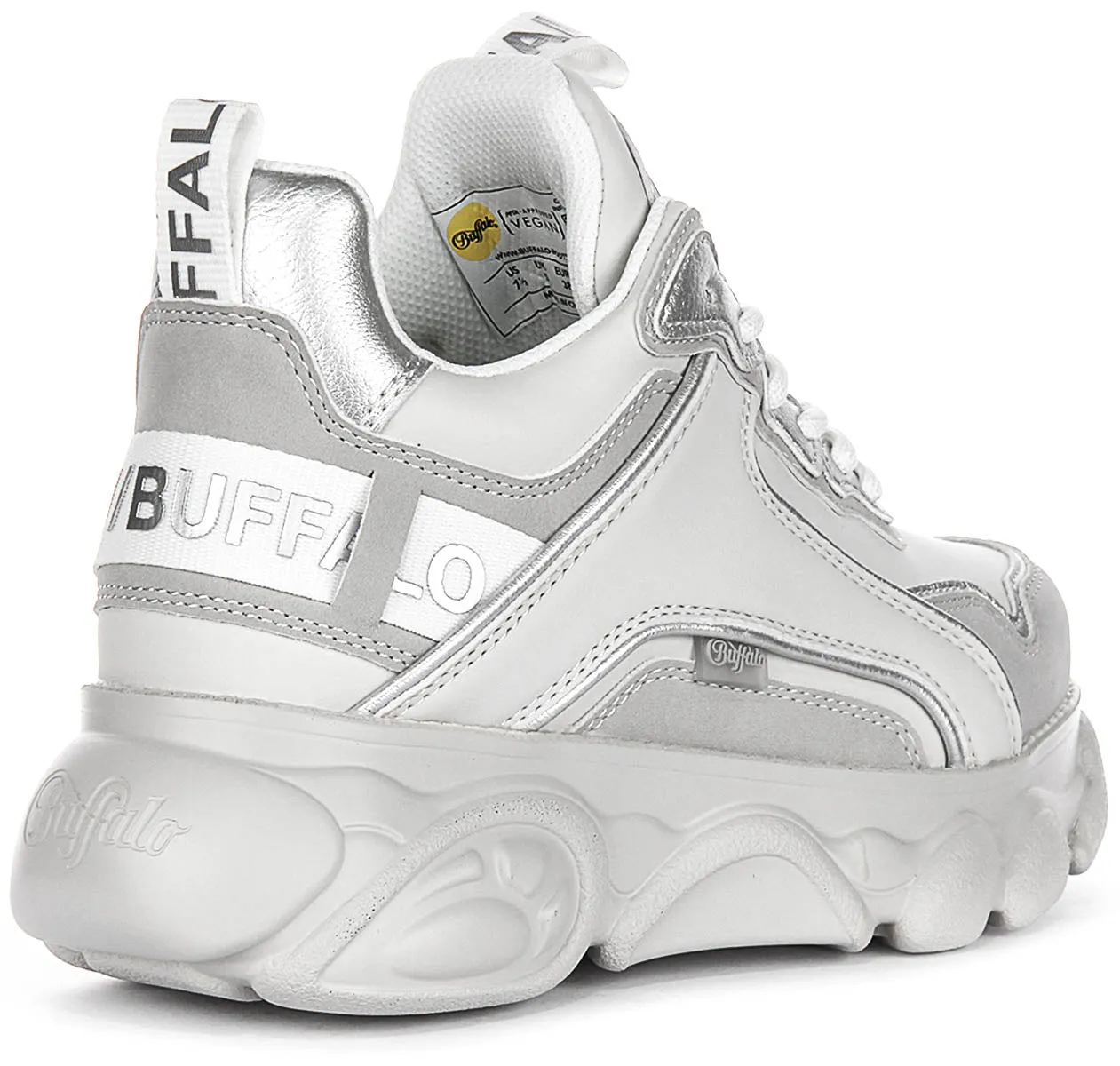 Buffalo Cld Chai In Grey Silver For Women Shoes Buffalo