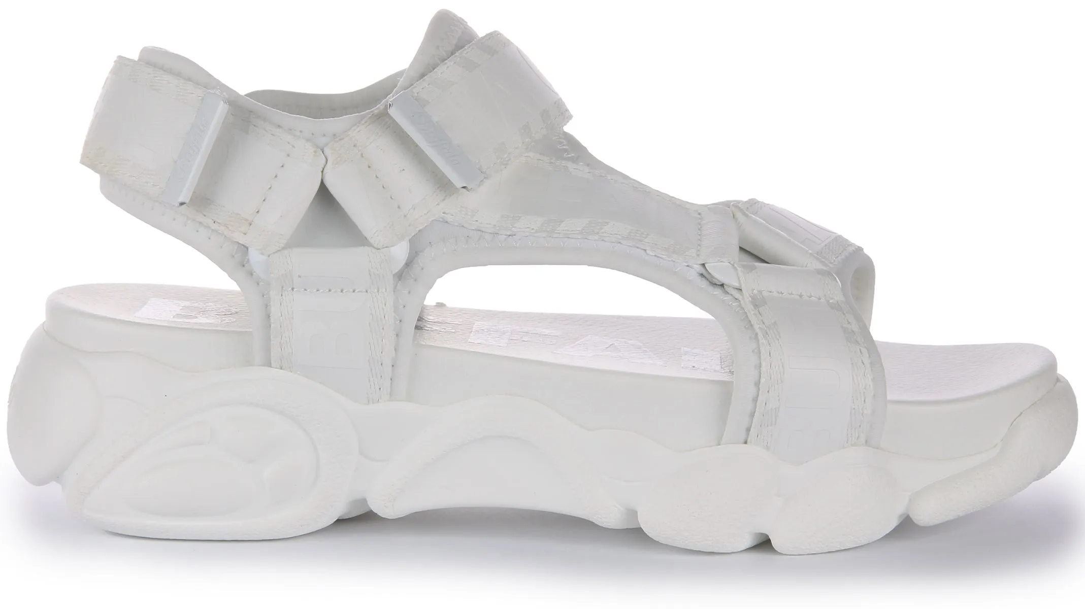 Buffalo Cld Tec Sandal In White For Women Shoes Buffalo