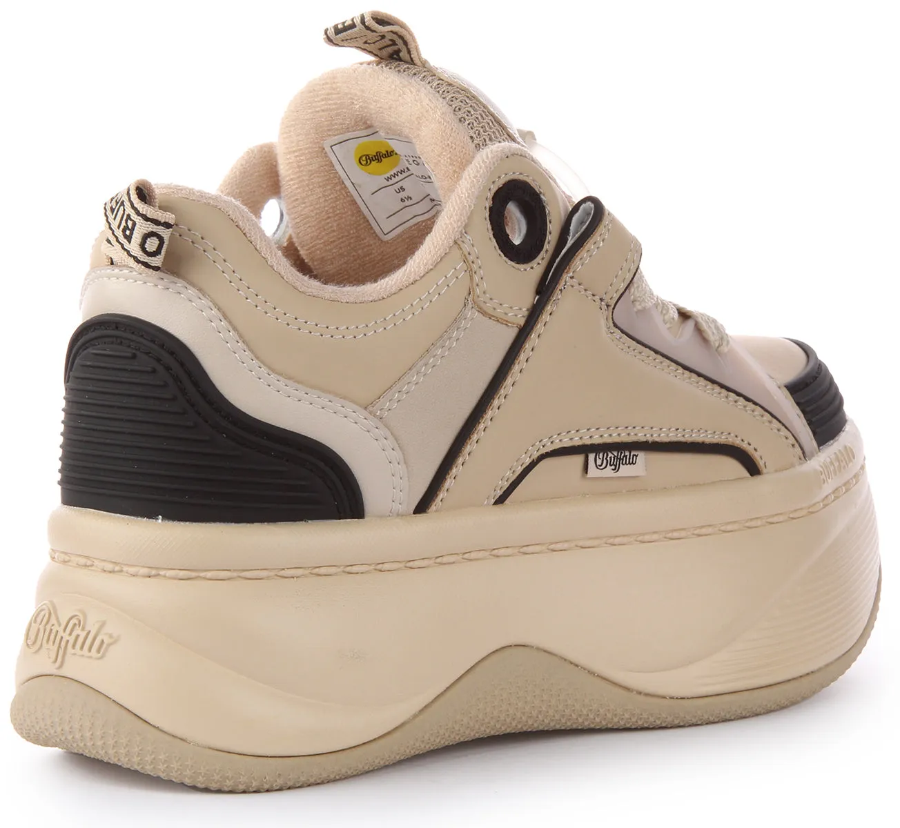 Buffalo Orcus Sk8 In Cream For Women Shoes Buffalo