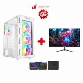 Bundle PC Intel Core i5-12400F, RTX 4060, 16GB RAM, With Sades SA-CJ02F24B 24" FHD 1920x1080 HDMI 2.1, Response time 1ms, 120Hz Refresh Rate Gaming Monitor& Sades Battle Ram