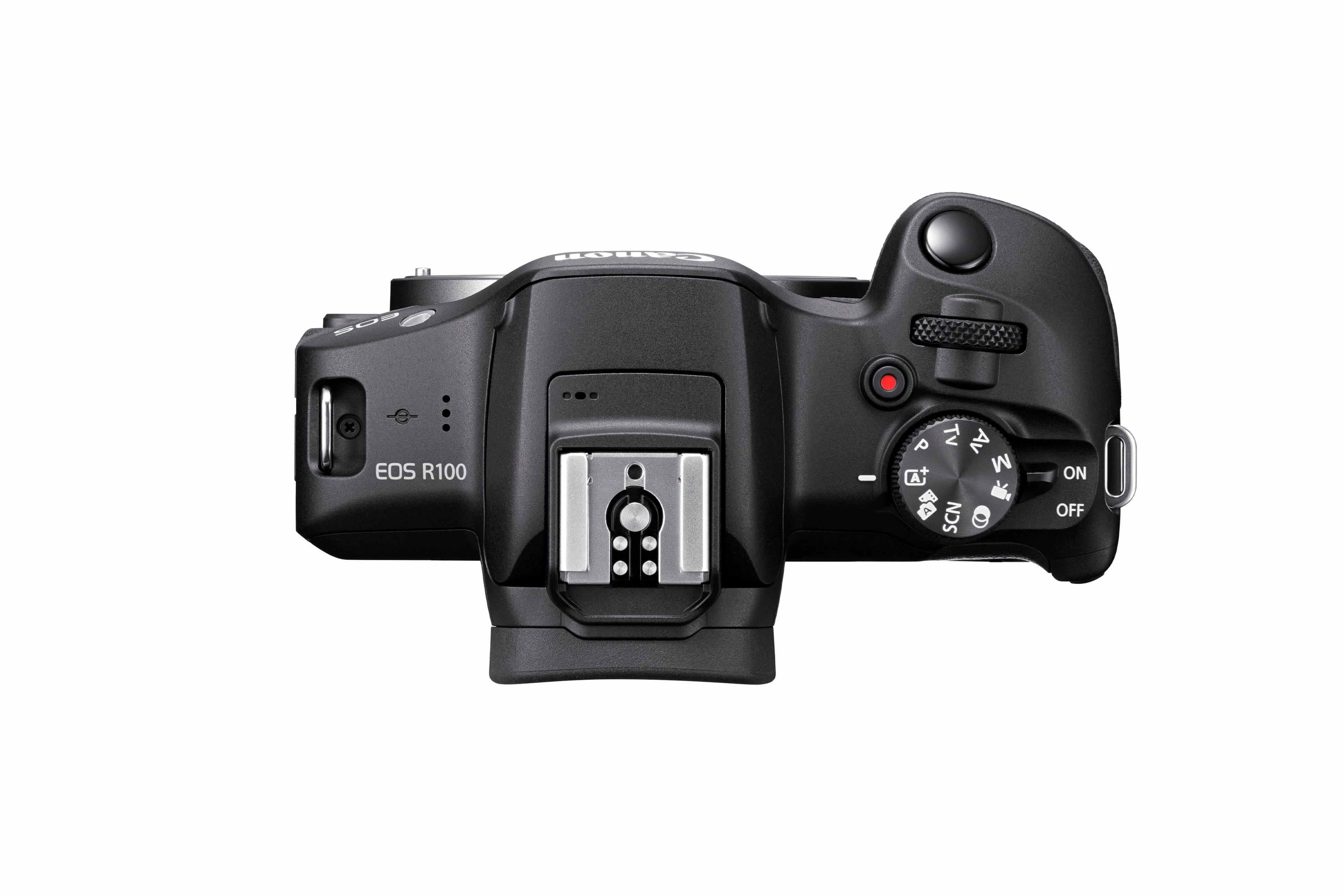 Canon EOS R100 Mirrorless Camera with RF-S 18-45mm IS STM Lens