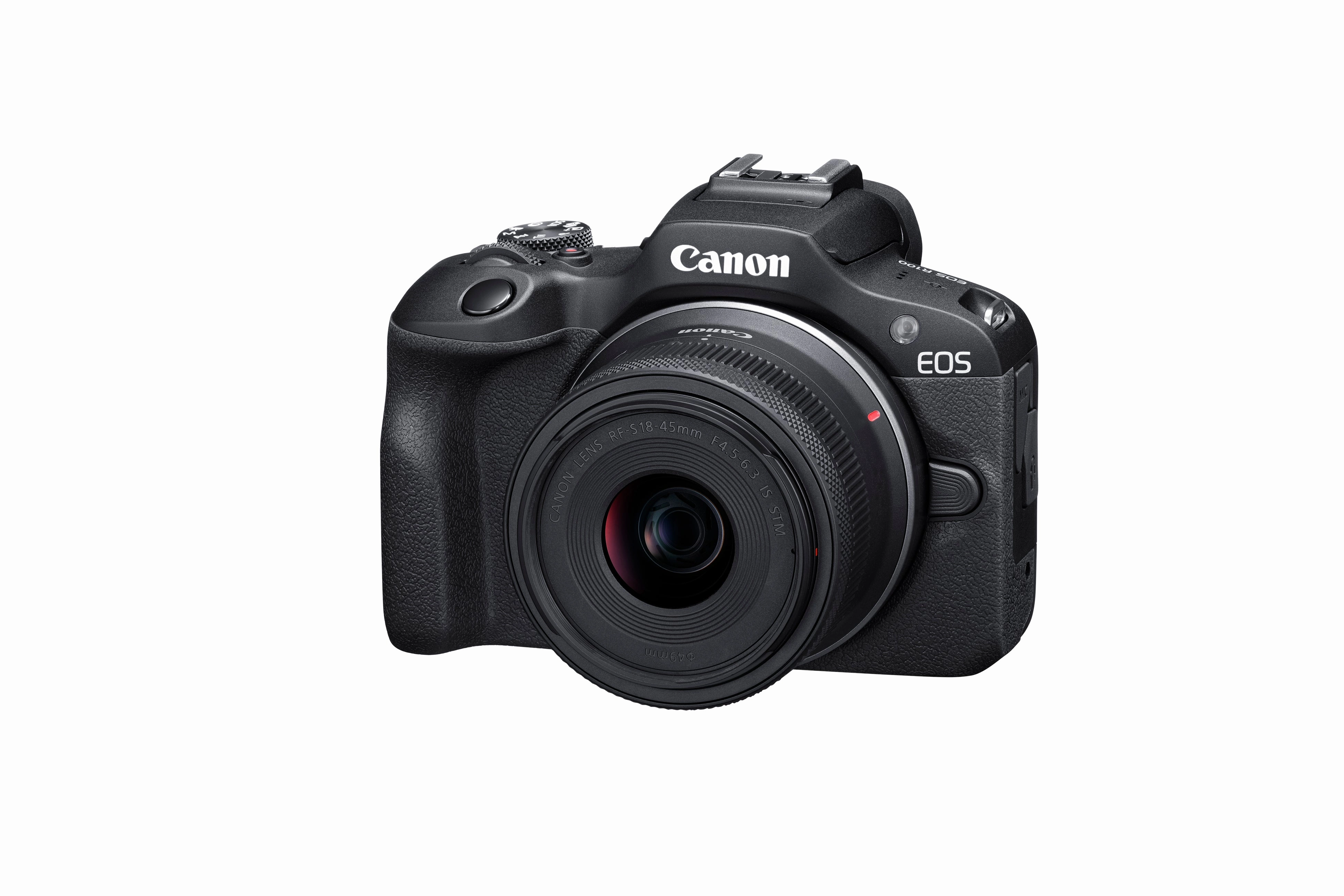 Canon EOS R100 Mirrorless Camera with RF-S 18-45mm IS STM Lens