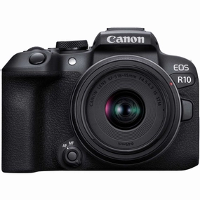 Canon EOS R10 Mirrorless Camera with RF-S 18-45mm IS STM Lens Kit portrait photography