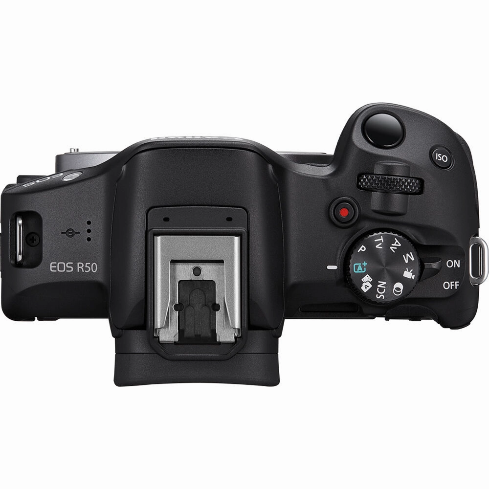 Canon EOS R50 Mirrorless Camera (Black, Body Only)