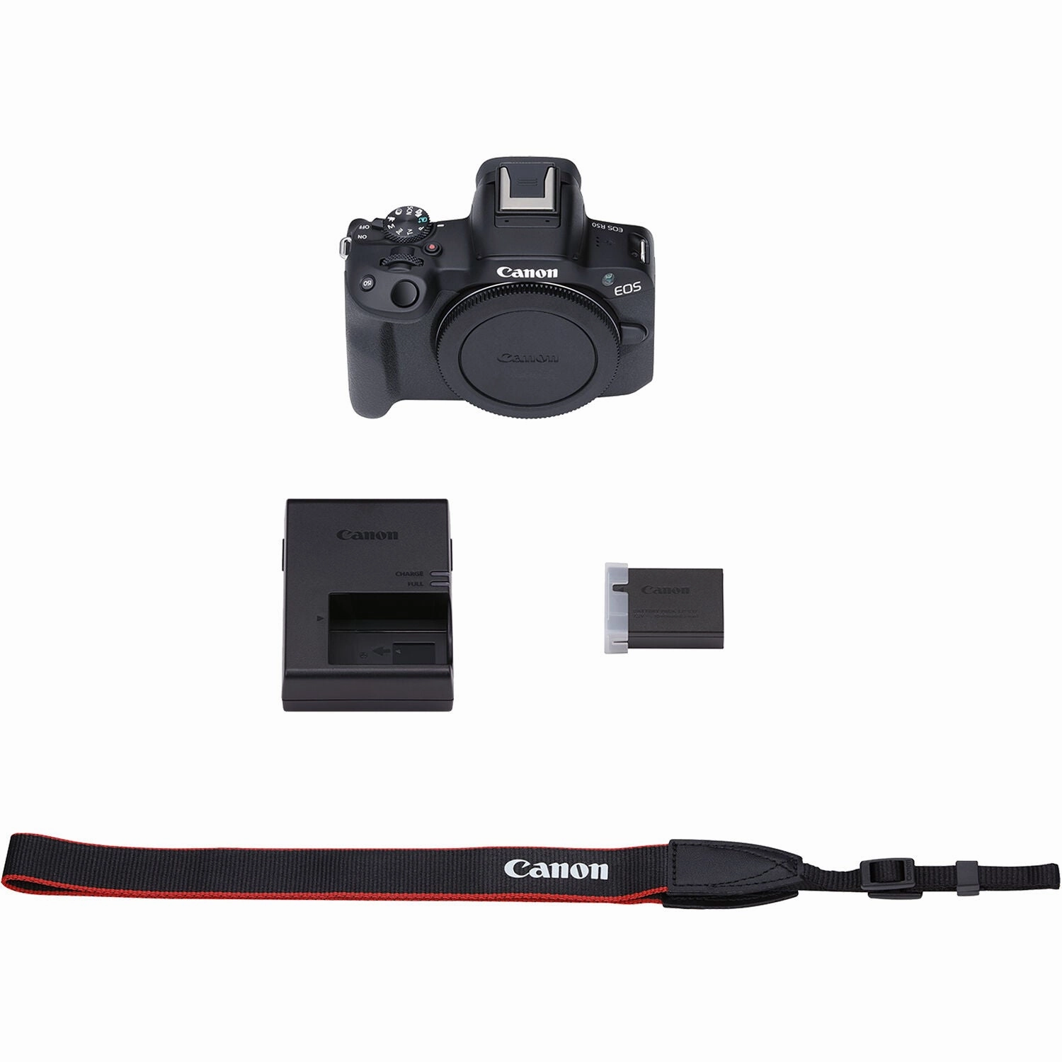 Canon EOS R50 Mirrorless Camera (Black, Body Only)