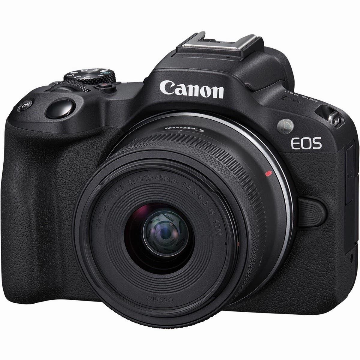 Canon EOS R50 Mirrorless Camera with RF-S 18-45mm IS STM and RF-S 55-210mm IS STM Lens
