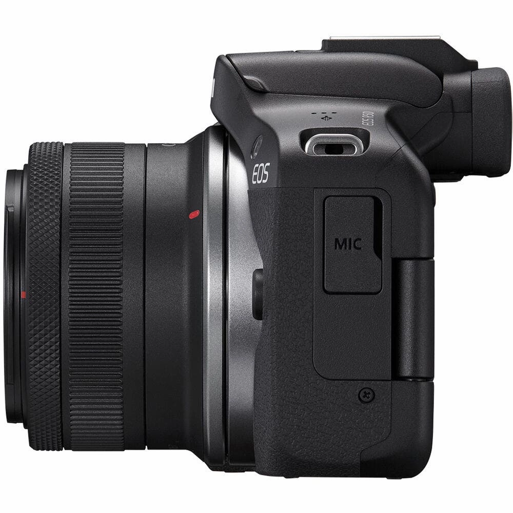 Canon EOS R50 Mirrorless Camera with RF-S 18-45mm IS STM f4.5-6.3 Lens