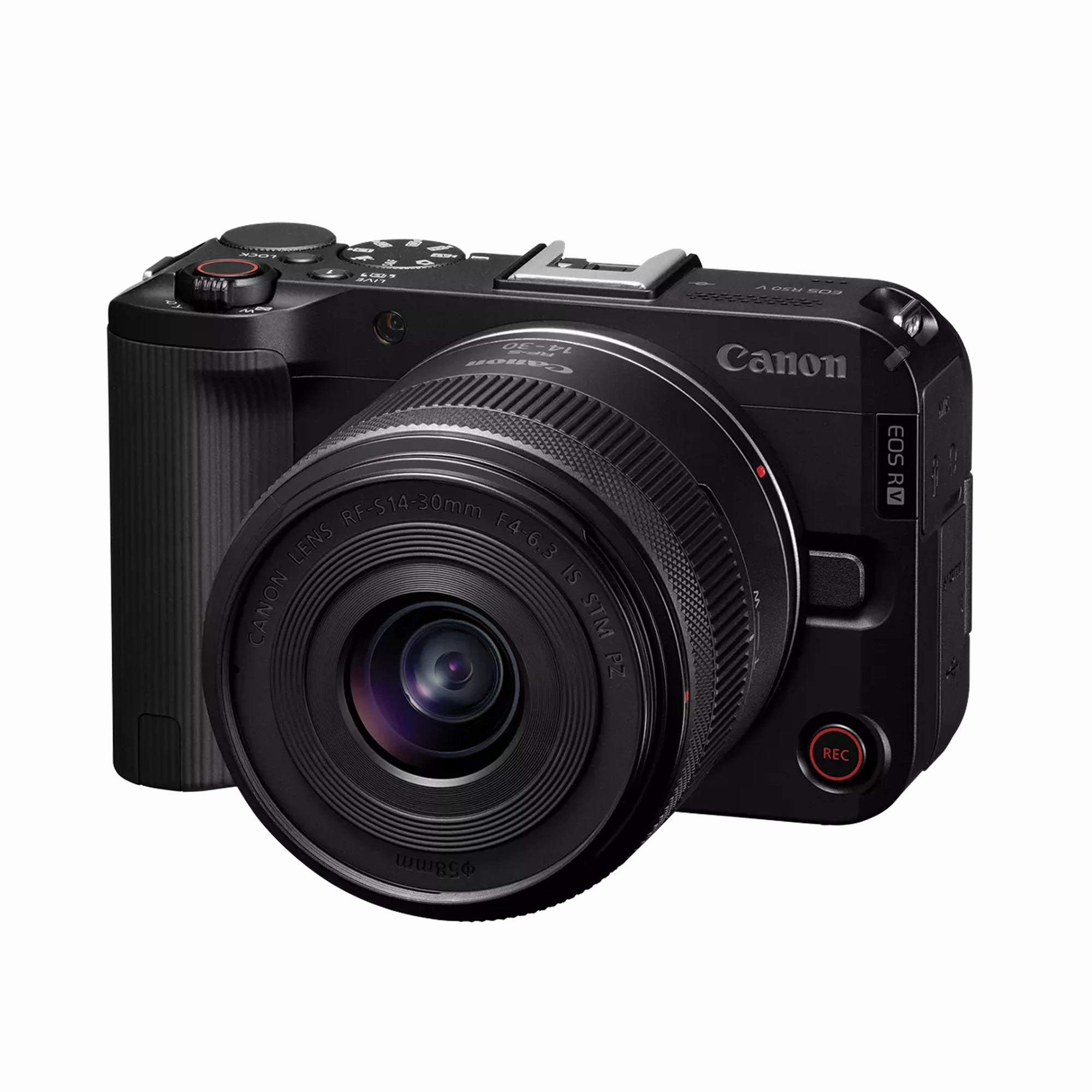 Canon EOS R50 V Mirrorless Camera with RF-S 14-30mm f/4-6.3 IS STM PZ Lens
