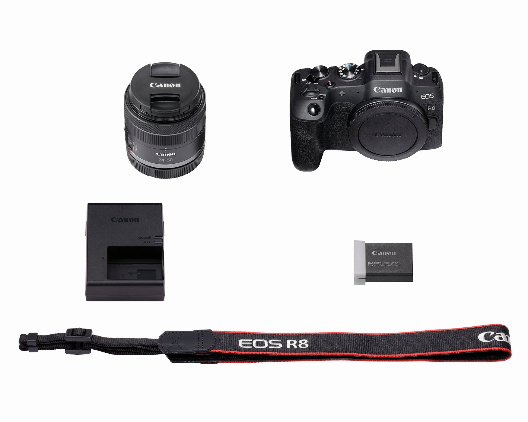 Canon EOS R8 Mirrorless Camera with RF 24-50mm f/4.5-6.3 IS STM Lens
