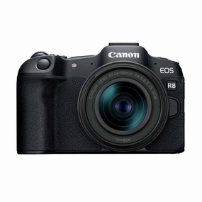 Canon EOS R8 Mirrorless Camera with RF 24-50mm f/4.5-6.3 IS STM Lens portrait photography