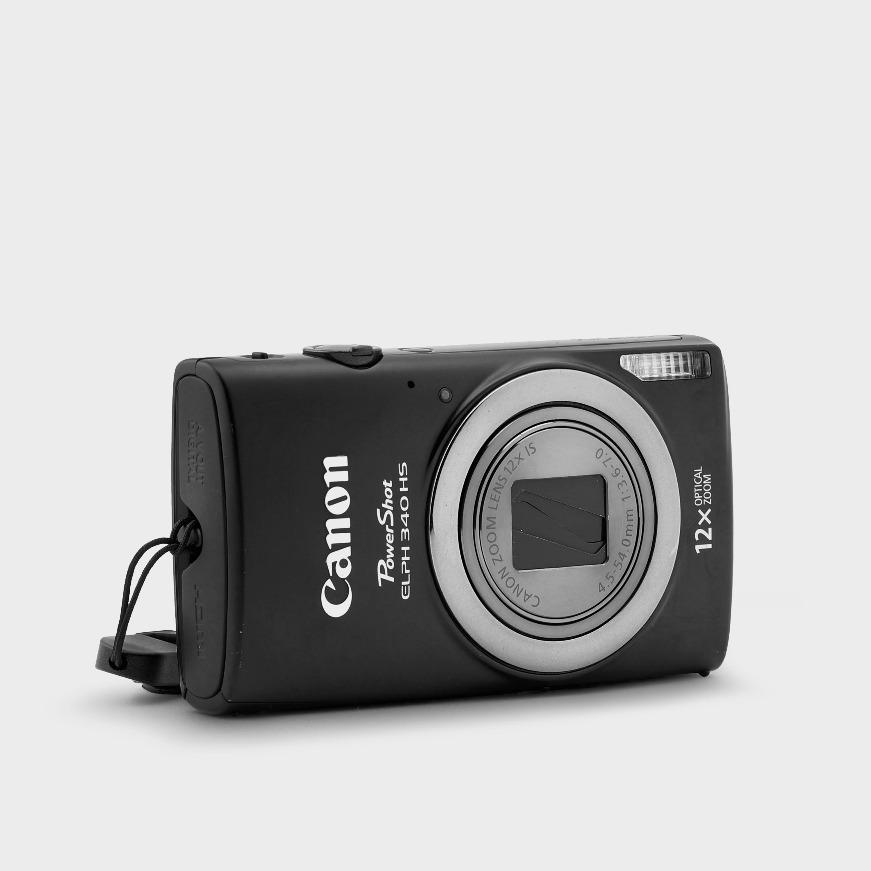 Canon Powershot ELPH 340 HS Black Point and Shoot Digital Camera