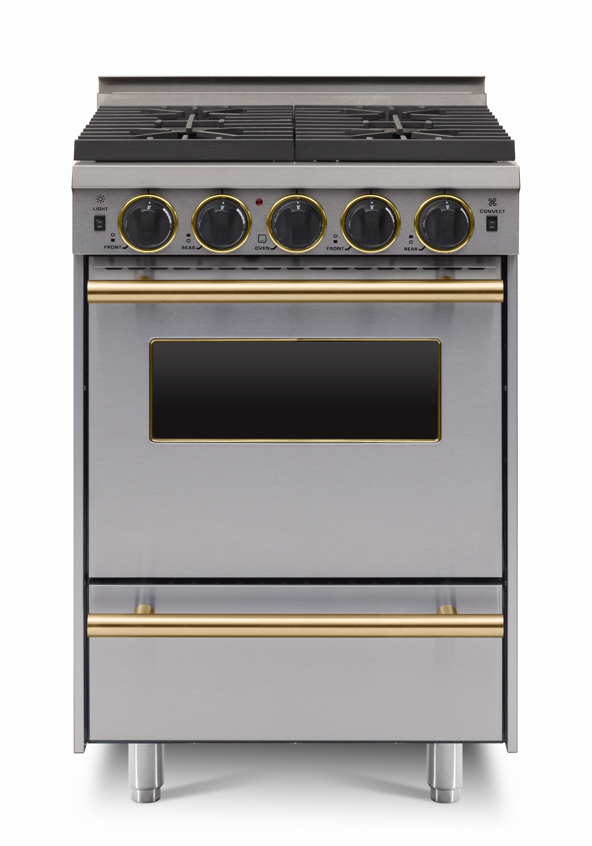 Chicago Brick Oven - 24 All Gas Convection Range - Sealed Burners