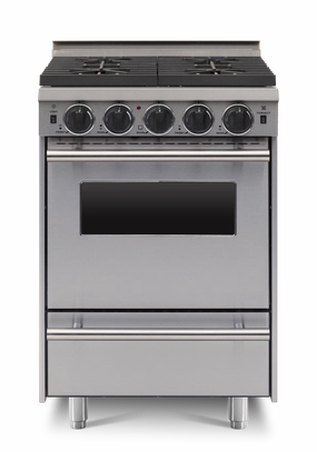 Chicago Brick Oven - 24 All Gas Convection Range - Sealed Burners