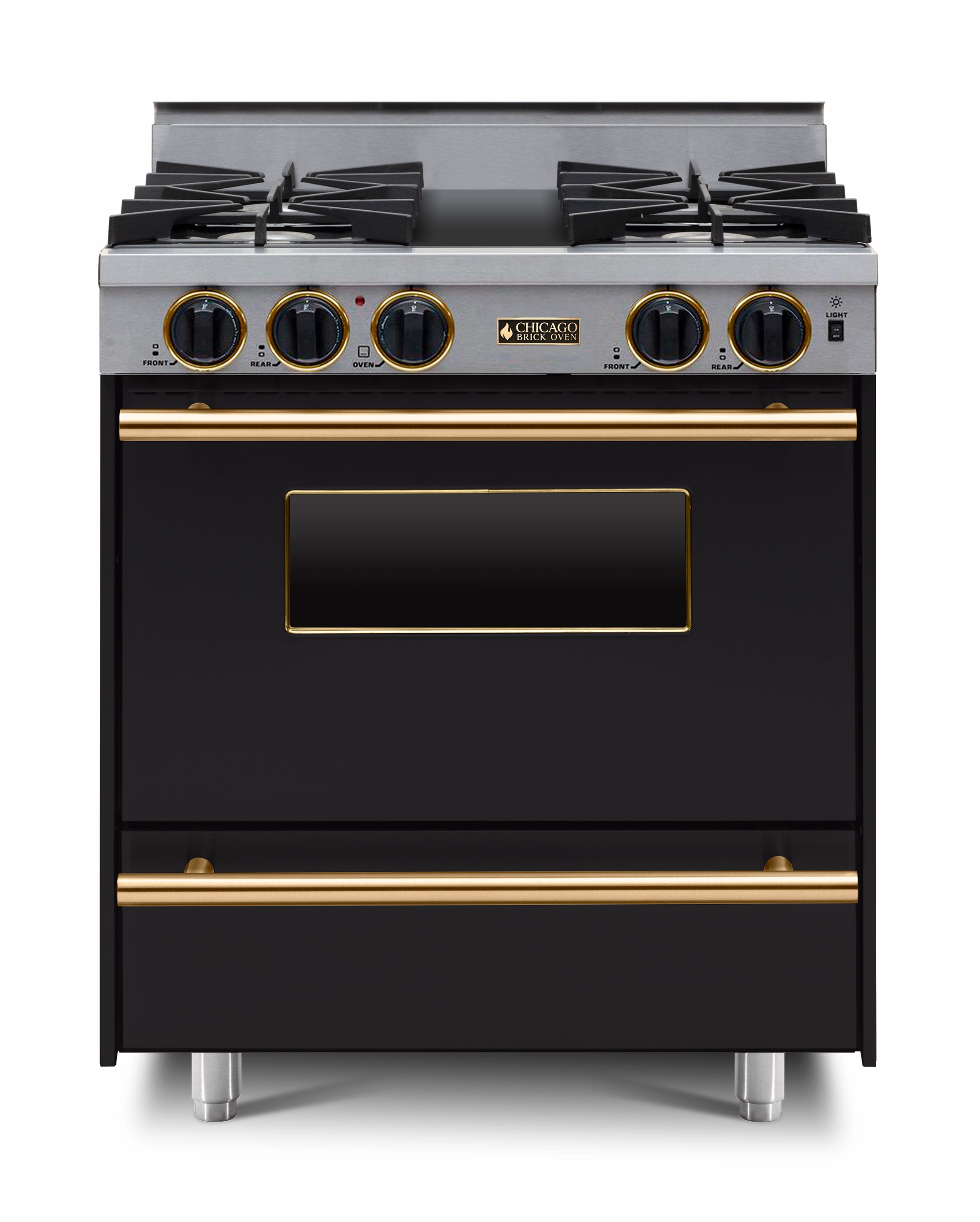 Chicago Brick Oven - 30 All-Gas Range - Open Burners