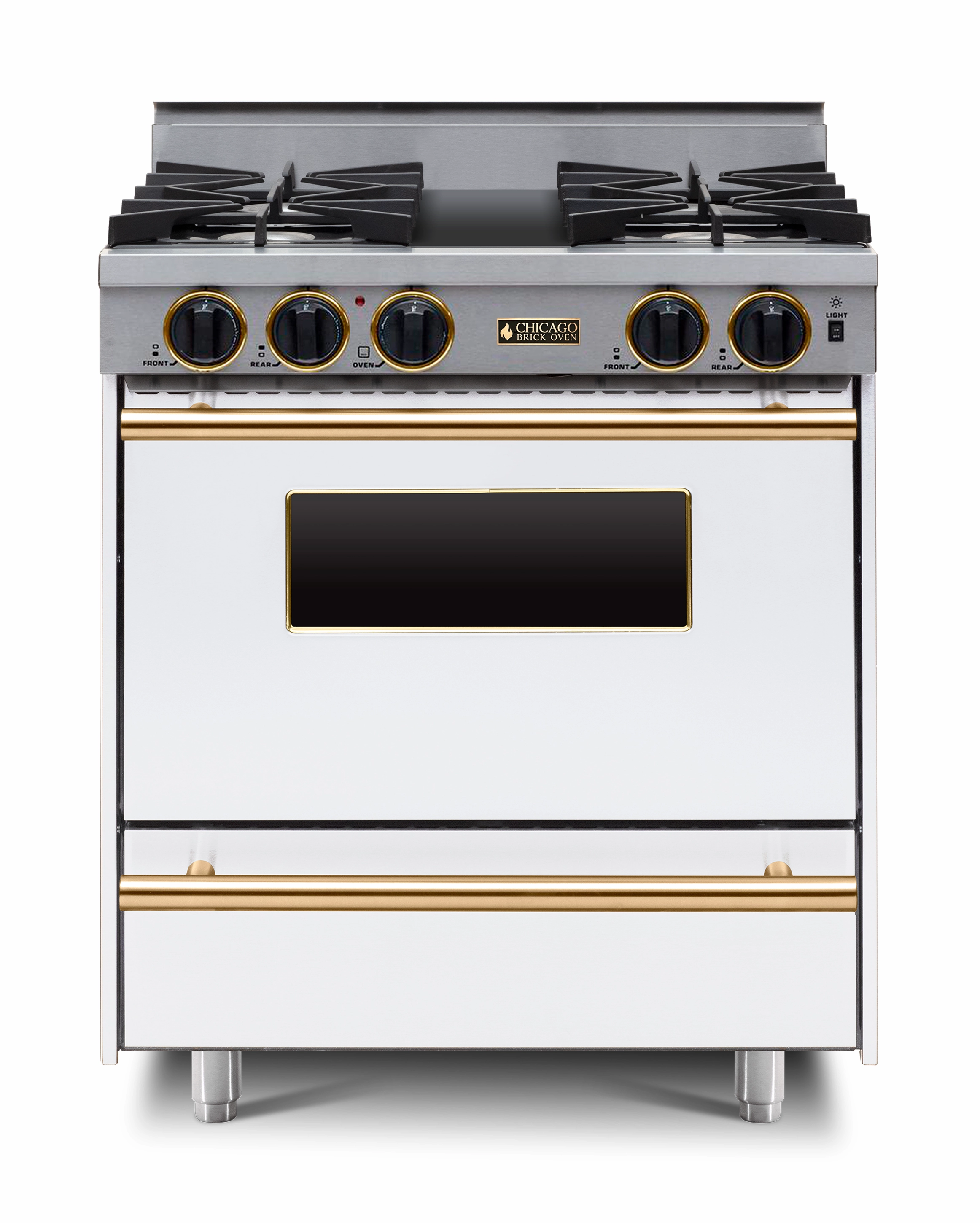Chicago Brick Oven - 30 LP All-Gas Range - Open Burners