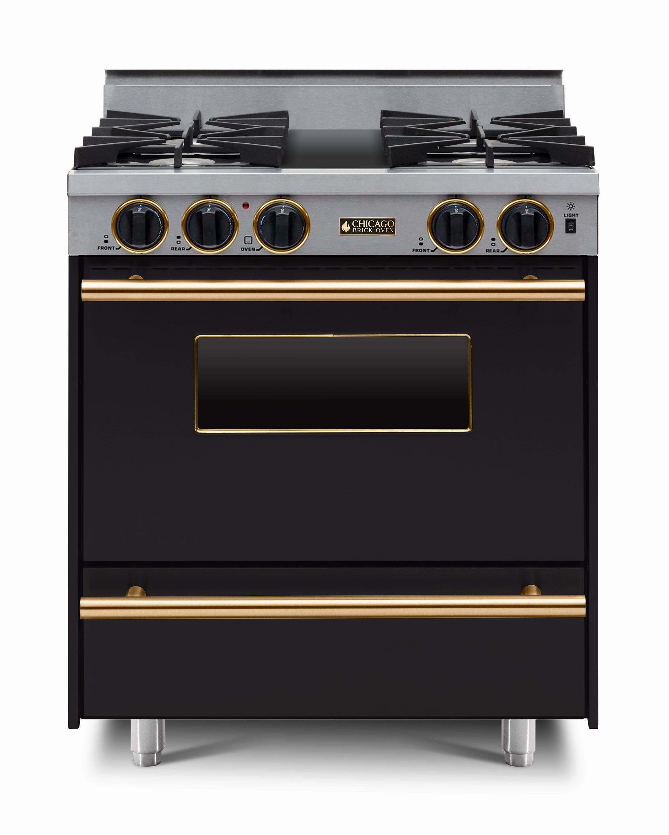 Chicago Brick Oven - 30 LP All-Gas Range - Open Burners