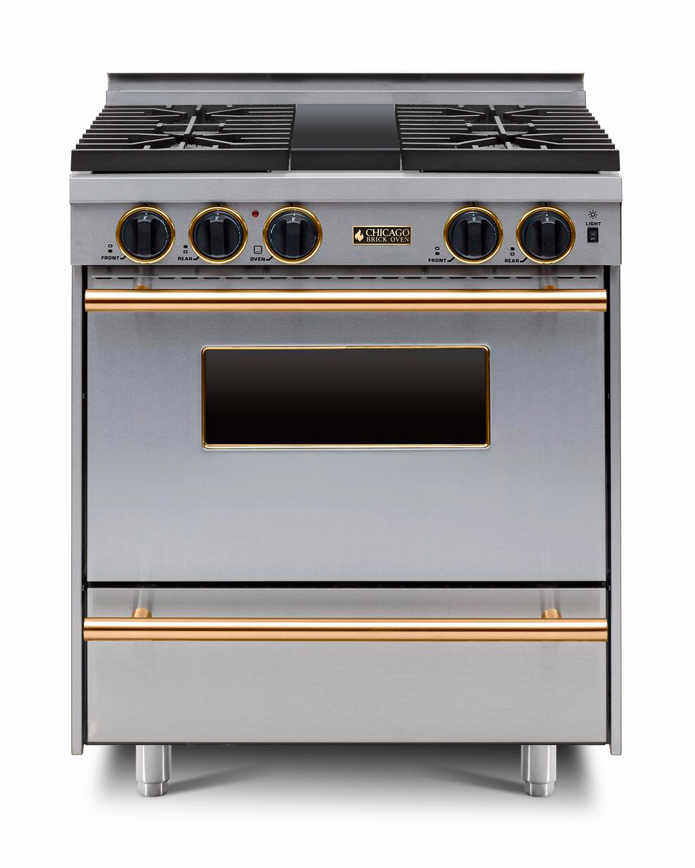 Chicago Brick Oven - 30 LP Gas All-Gas Convection Range - Sealed Burners