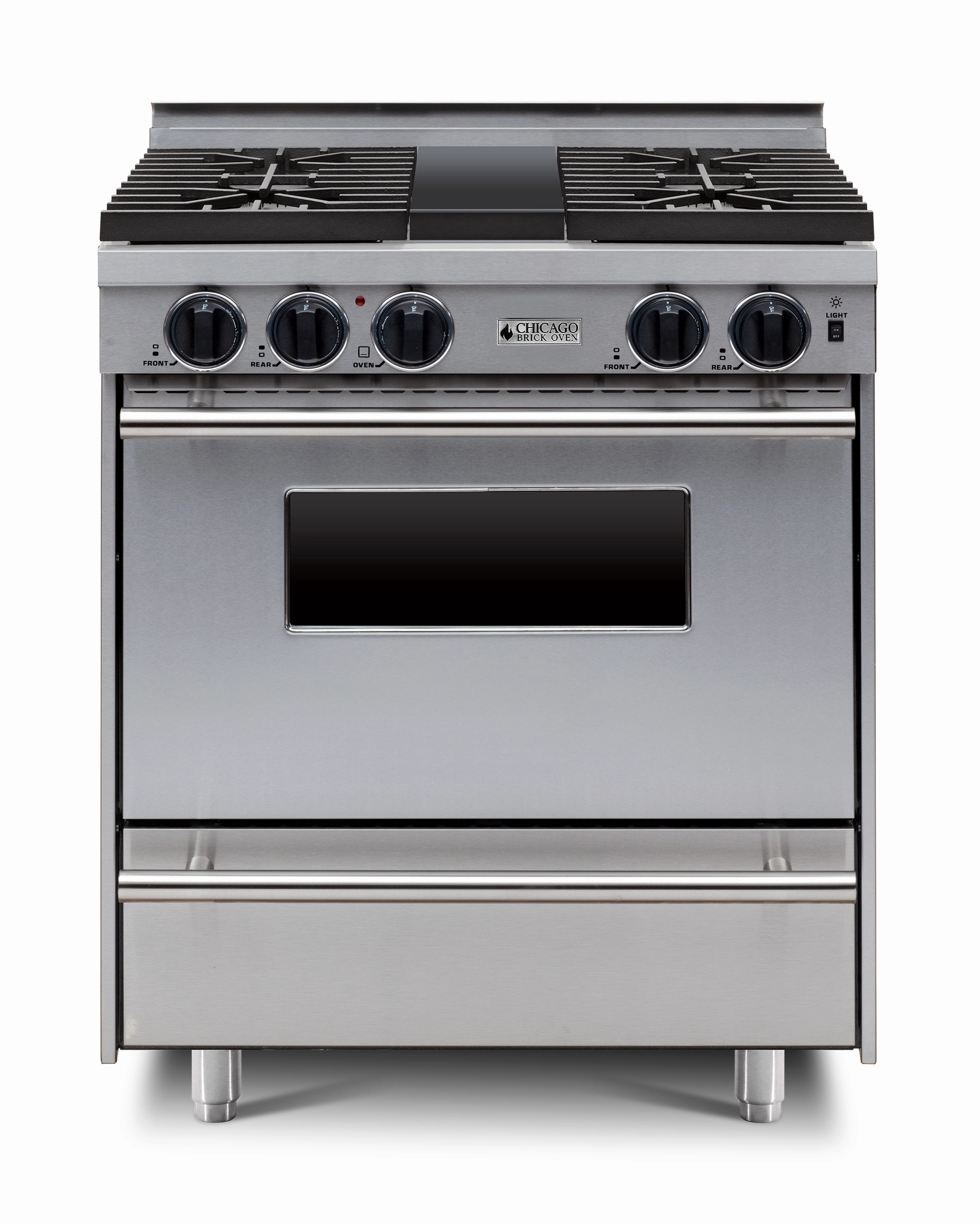 Chicago Brick Oven - 30 LP Gas All-Gas Convection Range - Sealed Burners