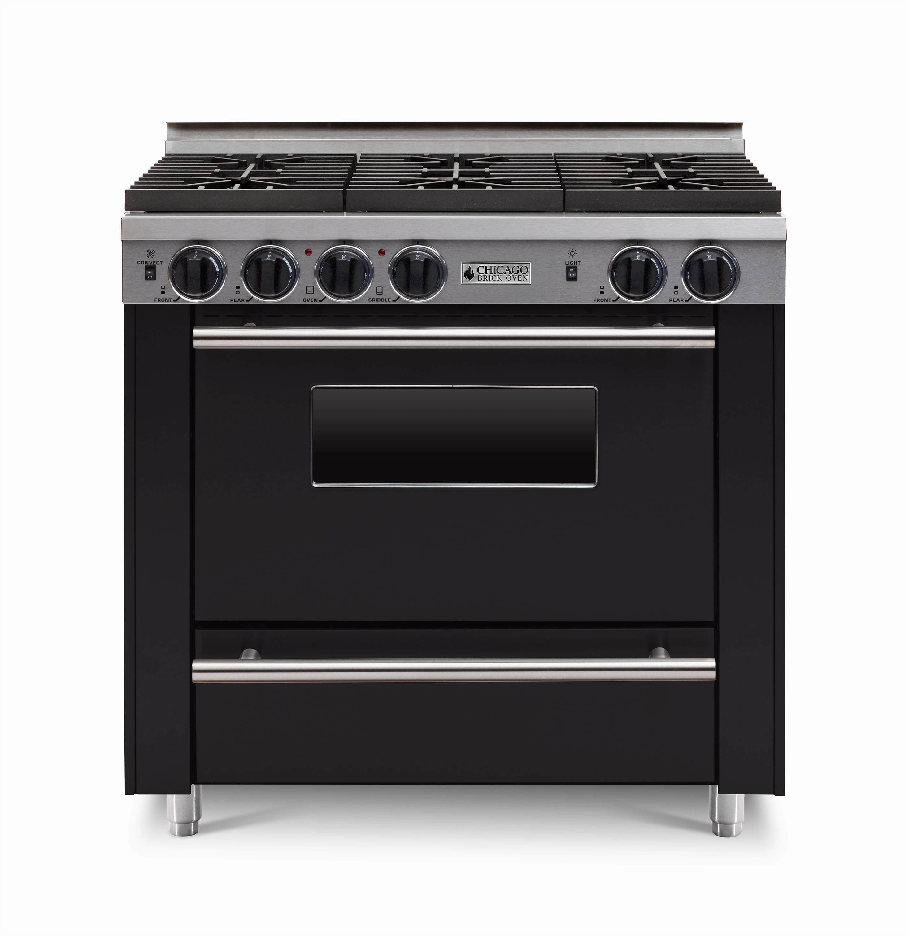 Chicago Brick Oven - 36 All-Gas Convection Range - Sealed Burners (4-6 Burners Option )